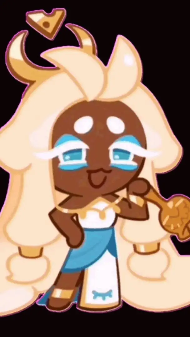 ai character: mozzarella cookie  background