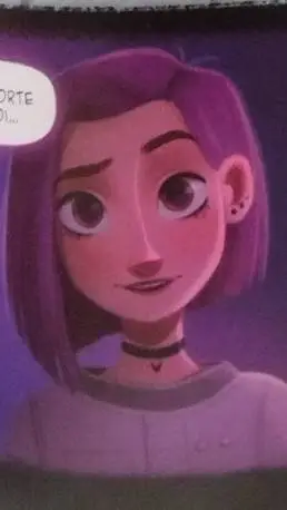 ai character: Violette background