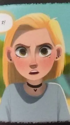 ai character: Blondie background
