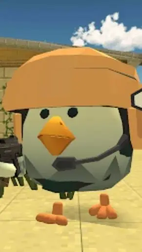 ai character: Chicken Gun Zombie background