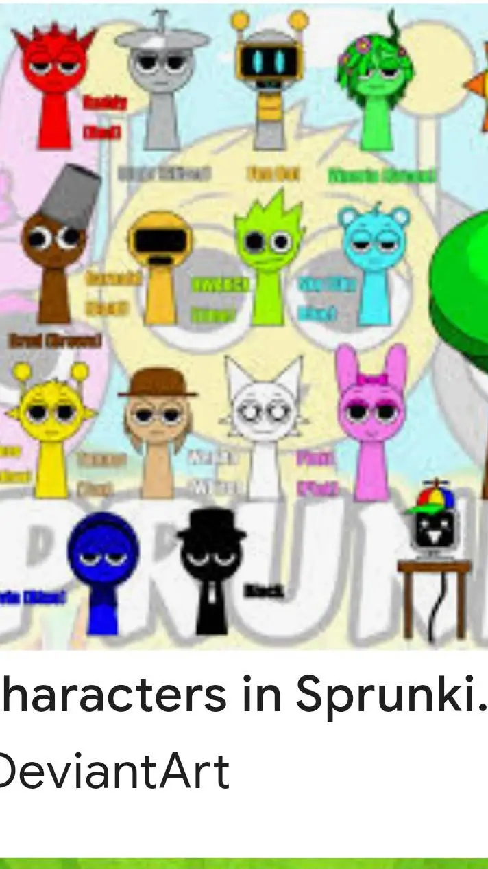 ai character: sprunki background