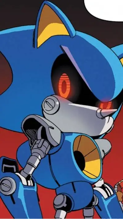 ai character: metal sonic background