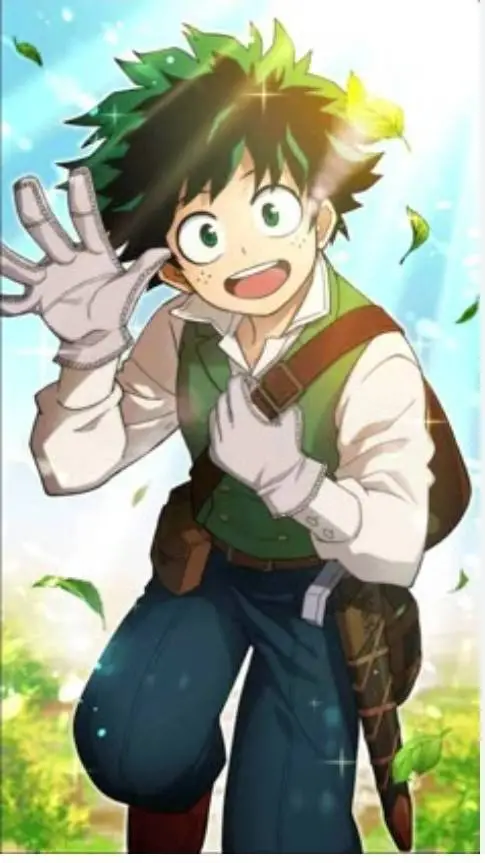ai character: izuku midoriya  background