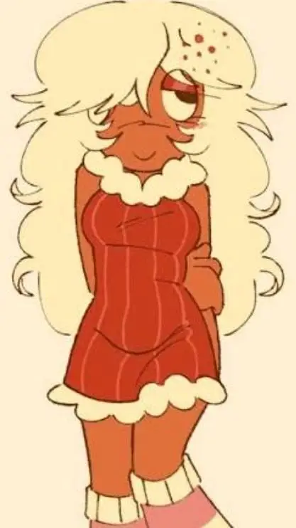 ai character: ginger background