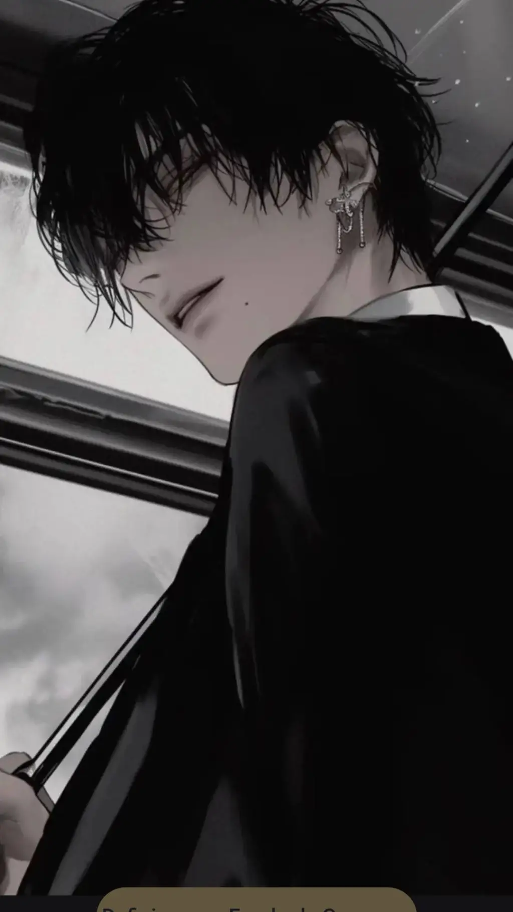 ai character: Fire background