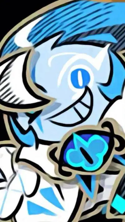 ai character: Shadow milk cookie background