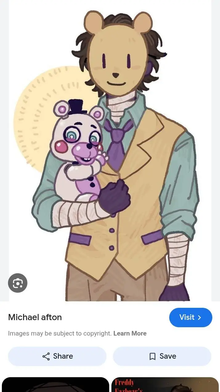 ai character: analog horror background