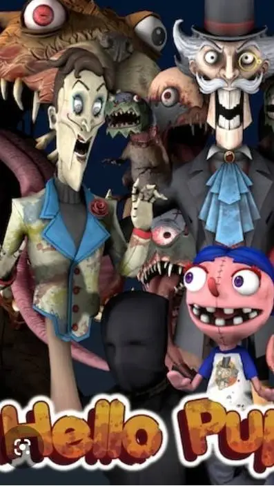 ai character: hello puppets  background