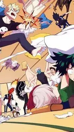 ai character: MHA  SICKNESS!!! background
