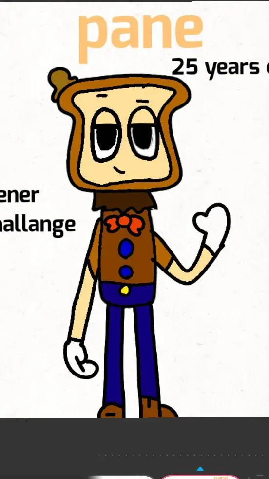ai character: pane.. background