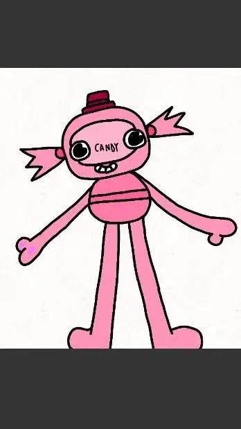 ai character: Candy background