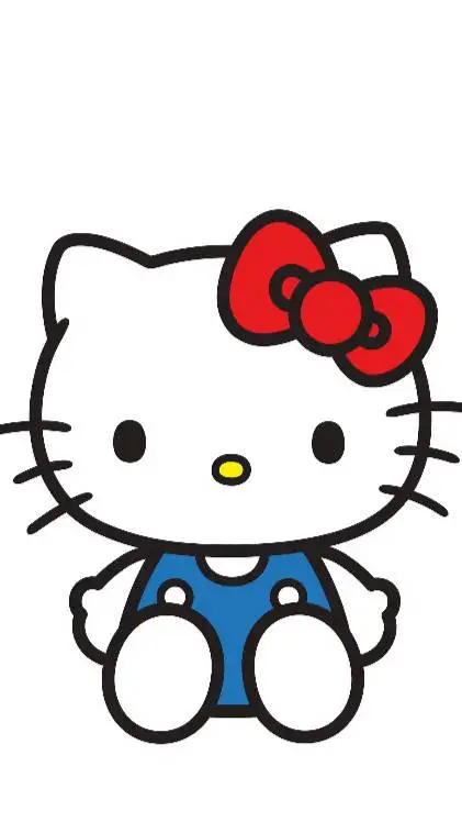 ai character: Hello Kitty background