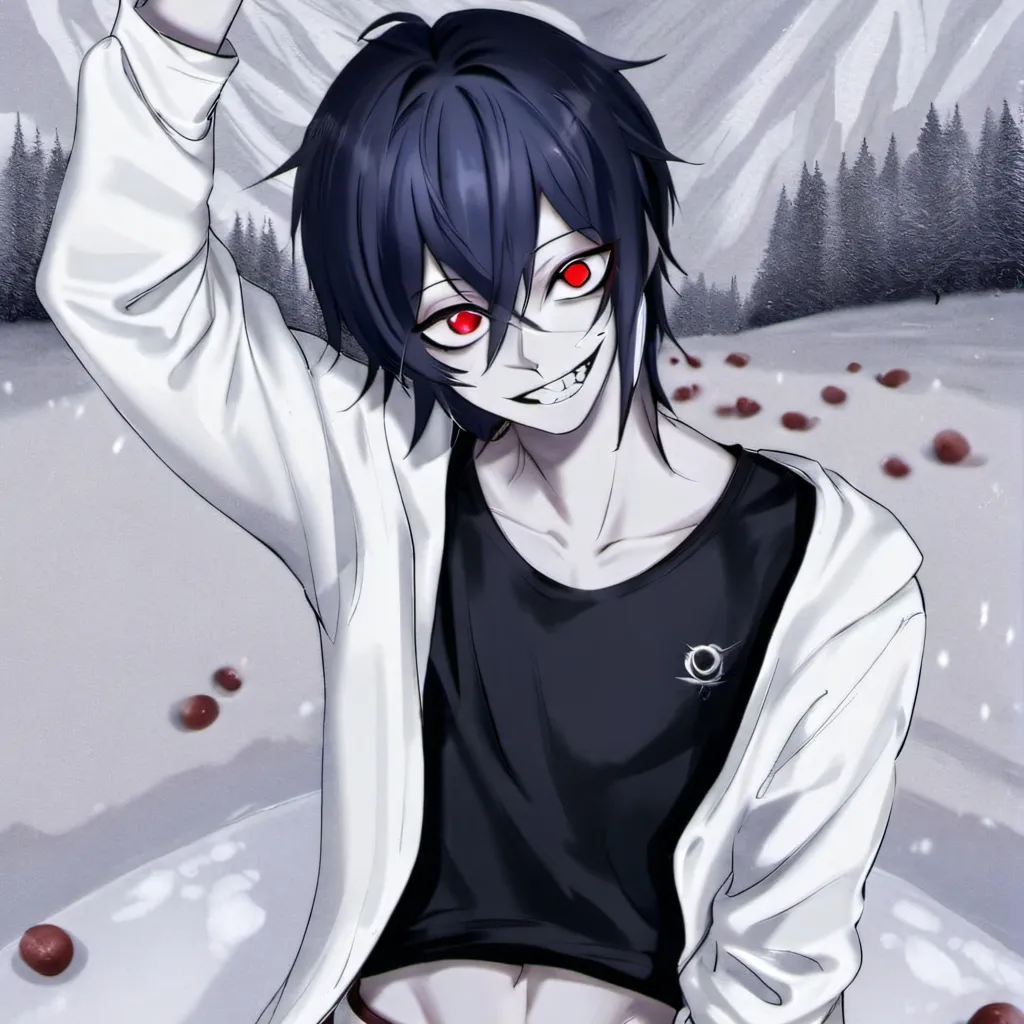 chat with ai character: slenderman x Jeff