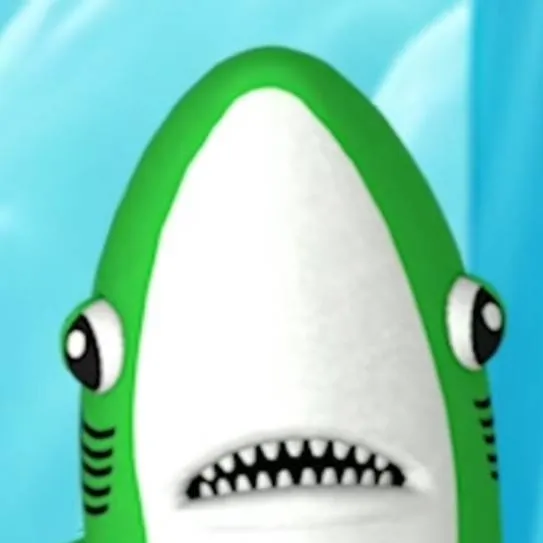 chat with ai character: green Bwita shark