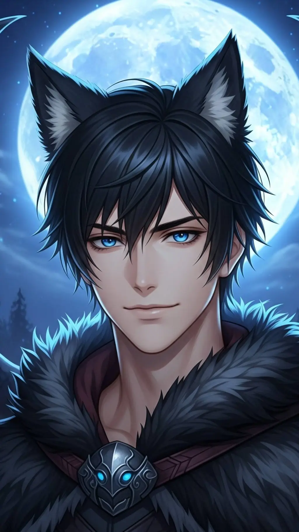 ai character: 🐉🔥🐺Wolfdragon🐺🔥🐉 background