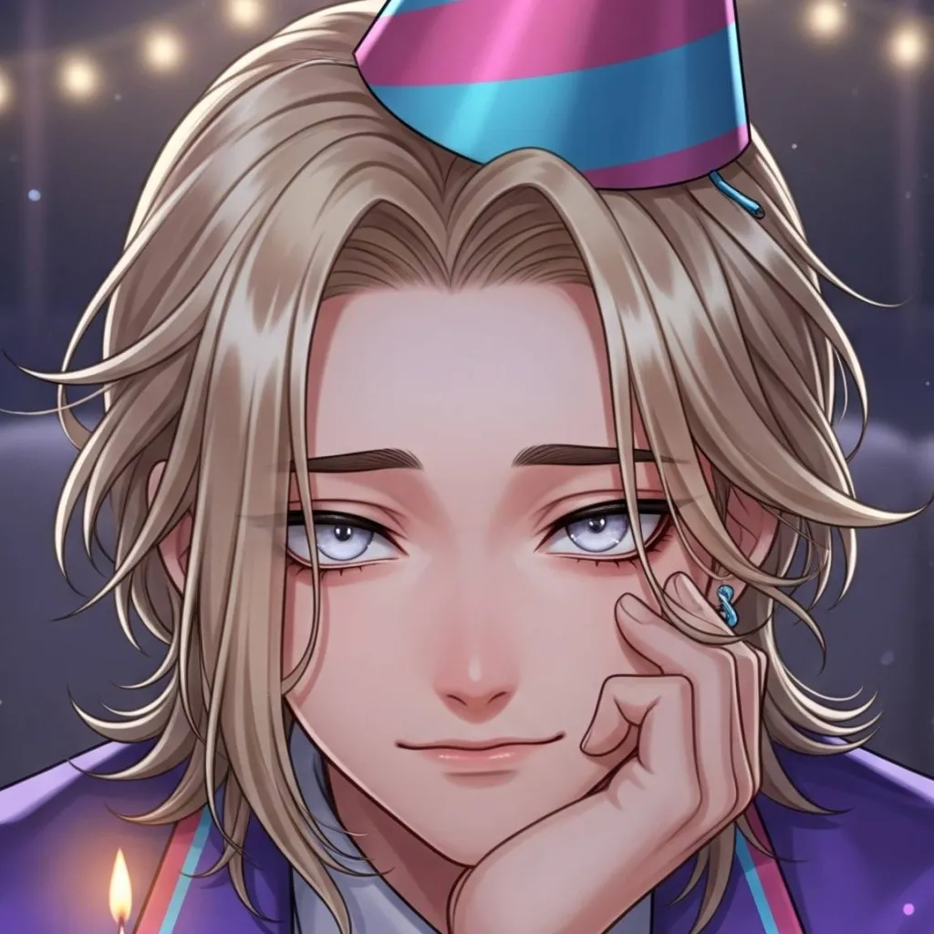 chat with ai character: 💜🎂Evan🎂💜