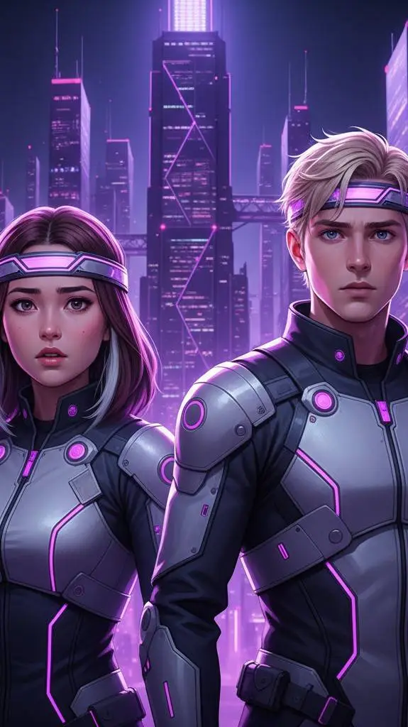 ai character: ◆Naya e Luke◆ background