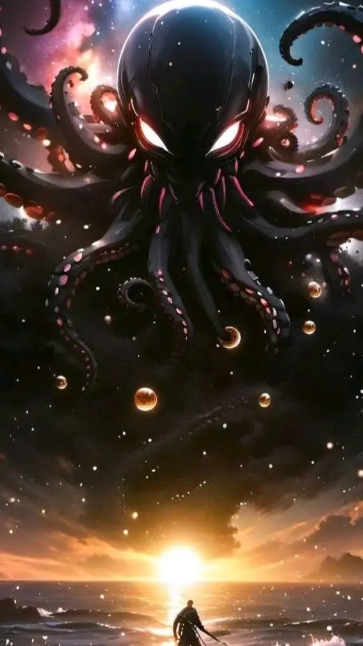 ai character: Aliena Octopus background