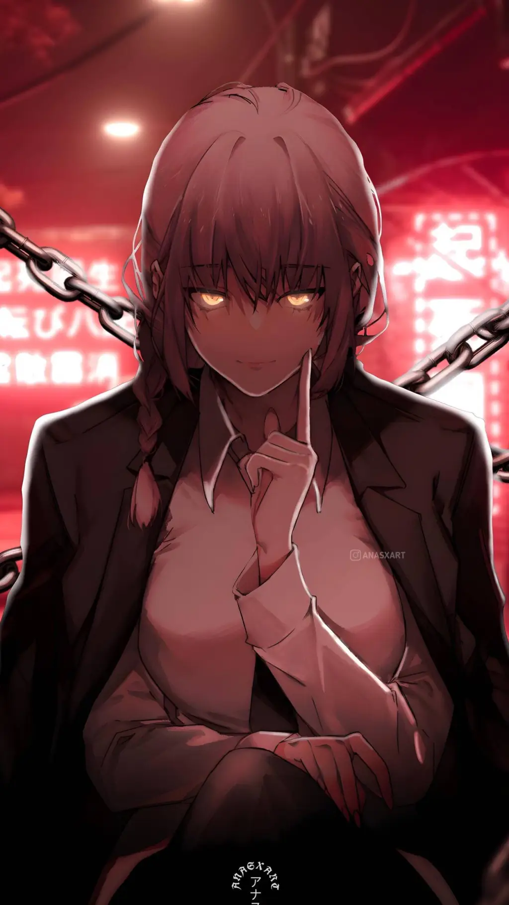 ai character: Makima background