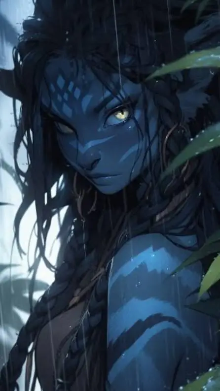 ai character: Avatar 💙🩵💙🩵 background