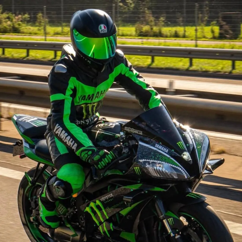 chat with ai character: biker boy