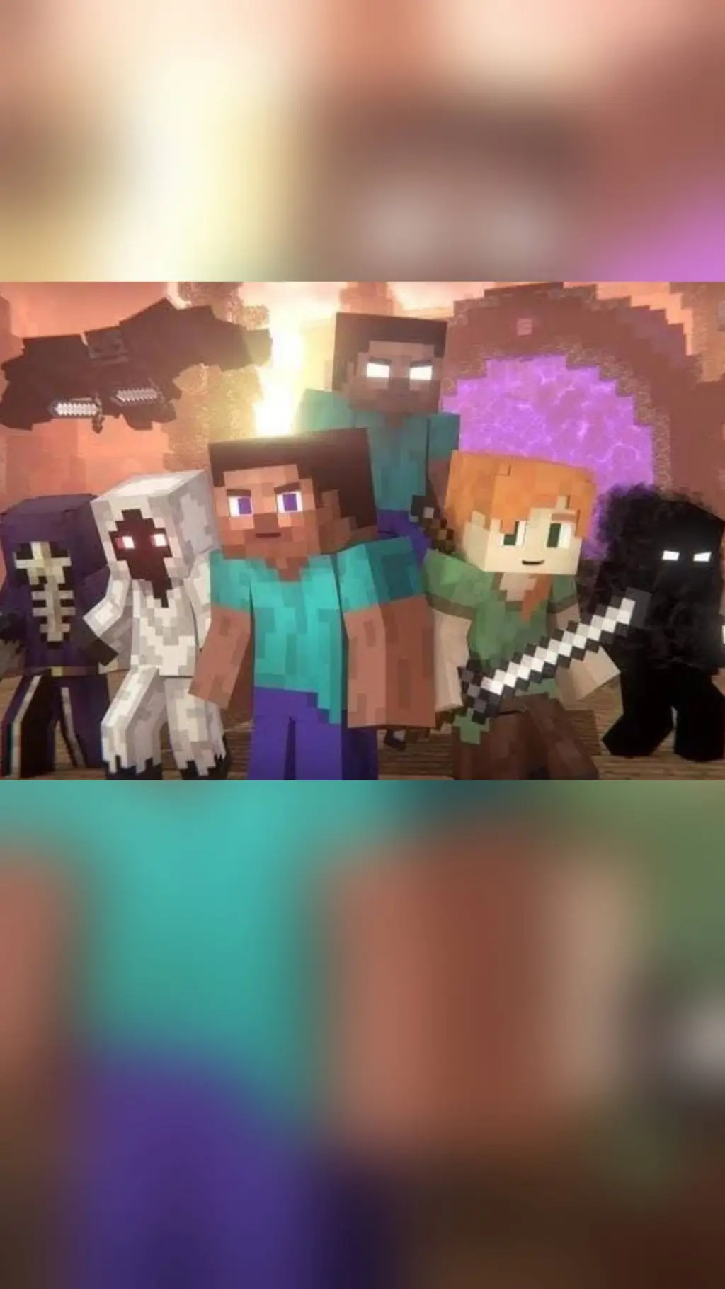 ai character: AnimationHerobrine background