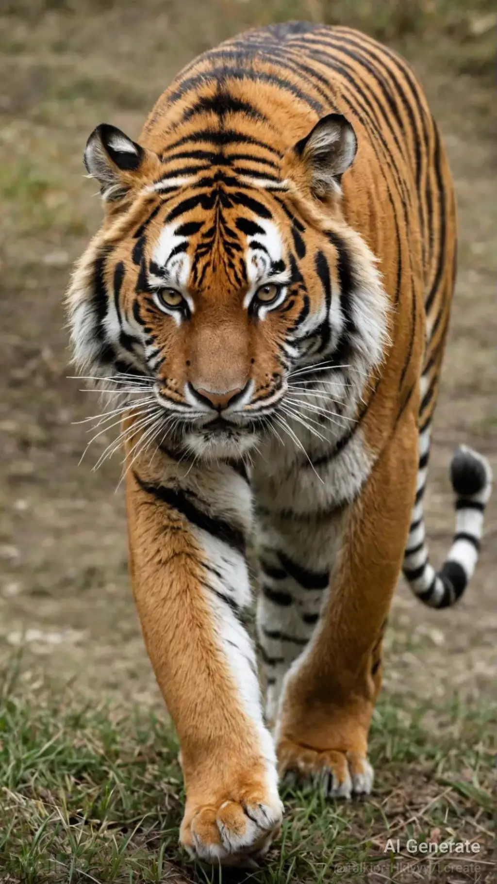 ai character: tiger background