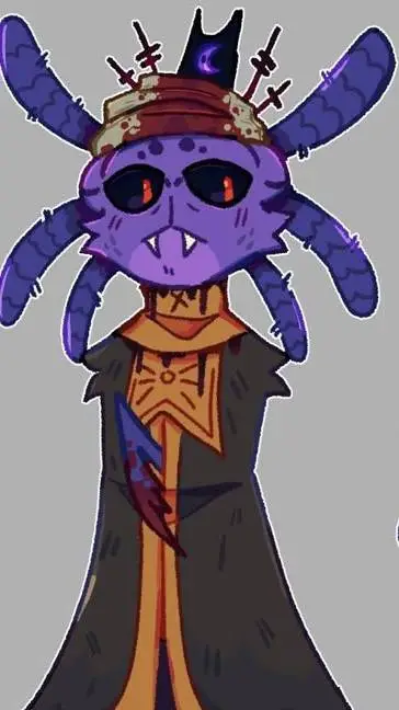 ai character: 💜🕷SHAMURA🕸💜 background