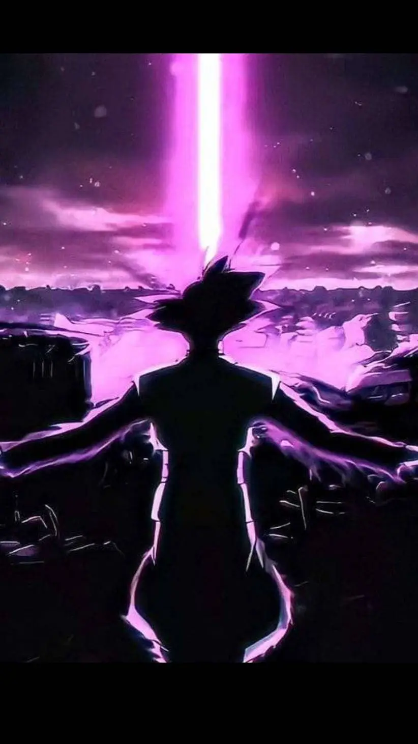 ai character: black goku background
