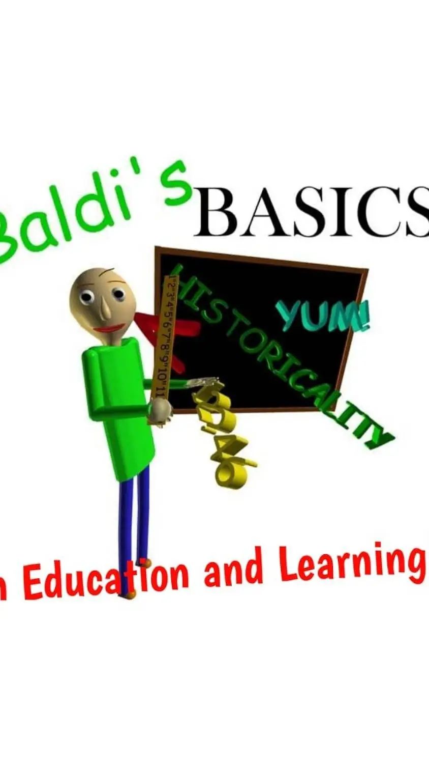 ai character: Baldi basic background