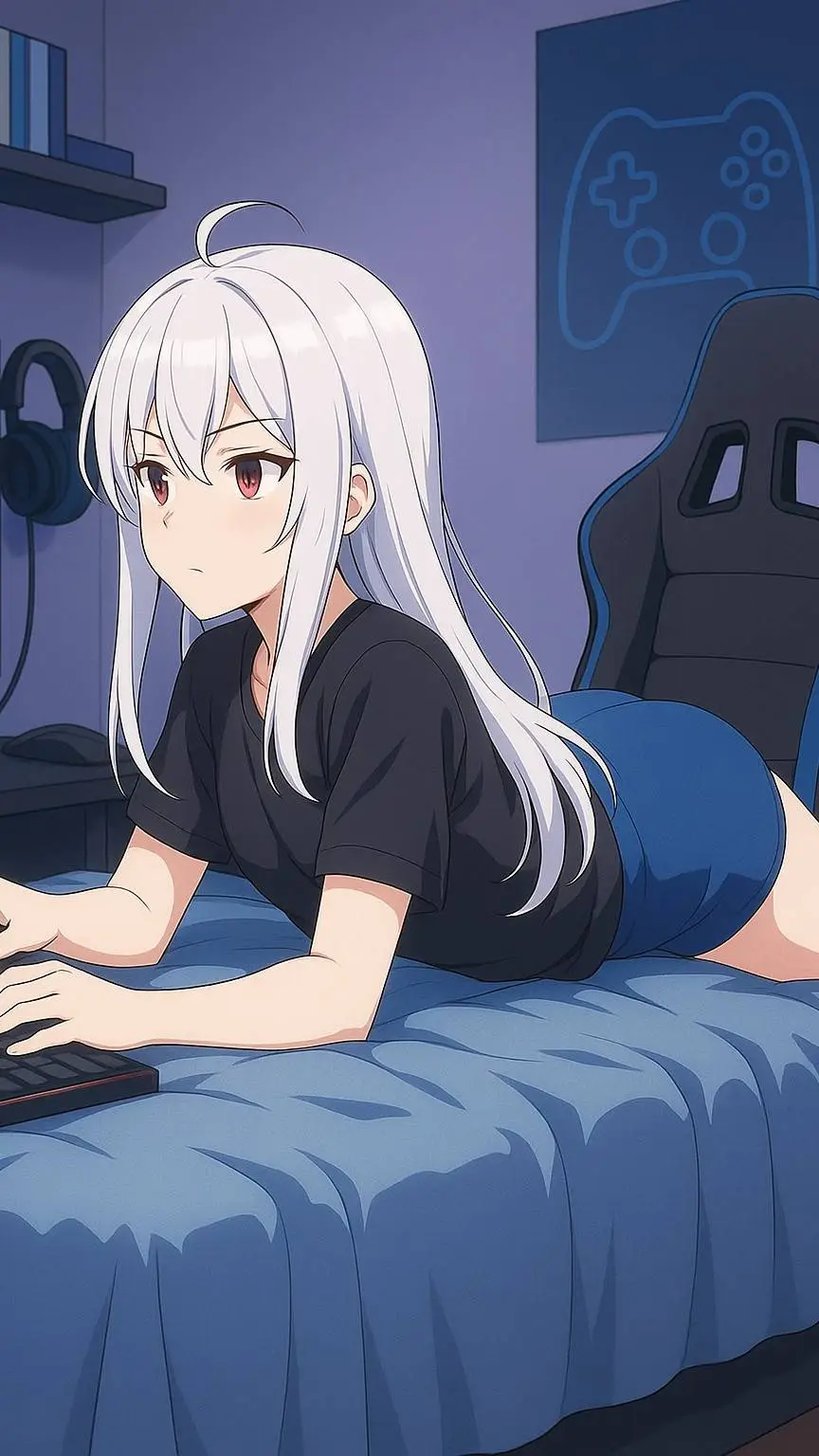 ai character: Melanie  background