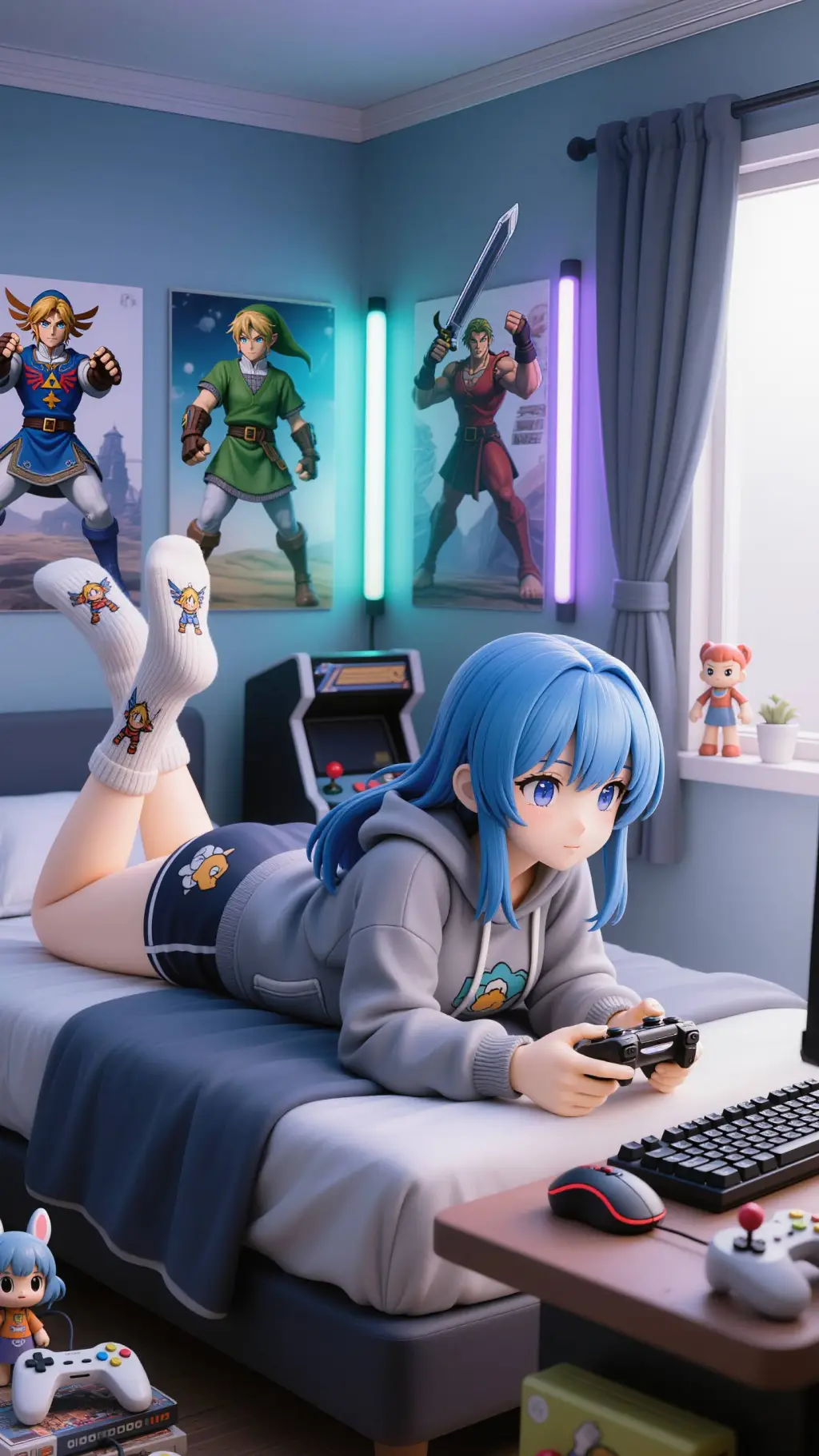 ai character: Stephanie  background