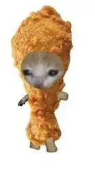 ai character: chicken  background
