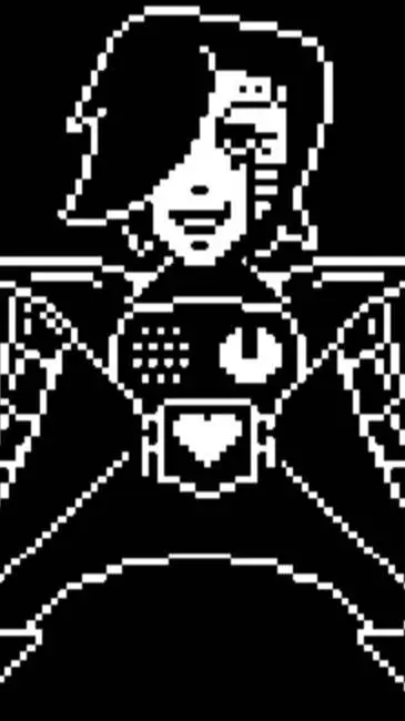 ai character: mettaton tu niñero background