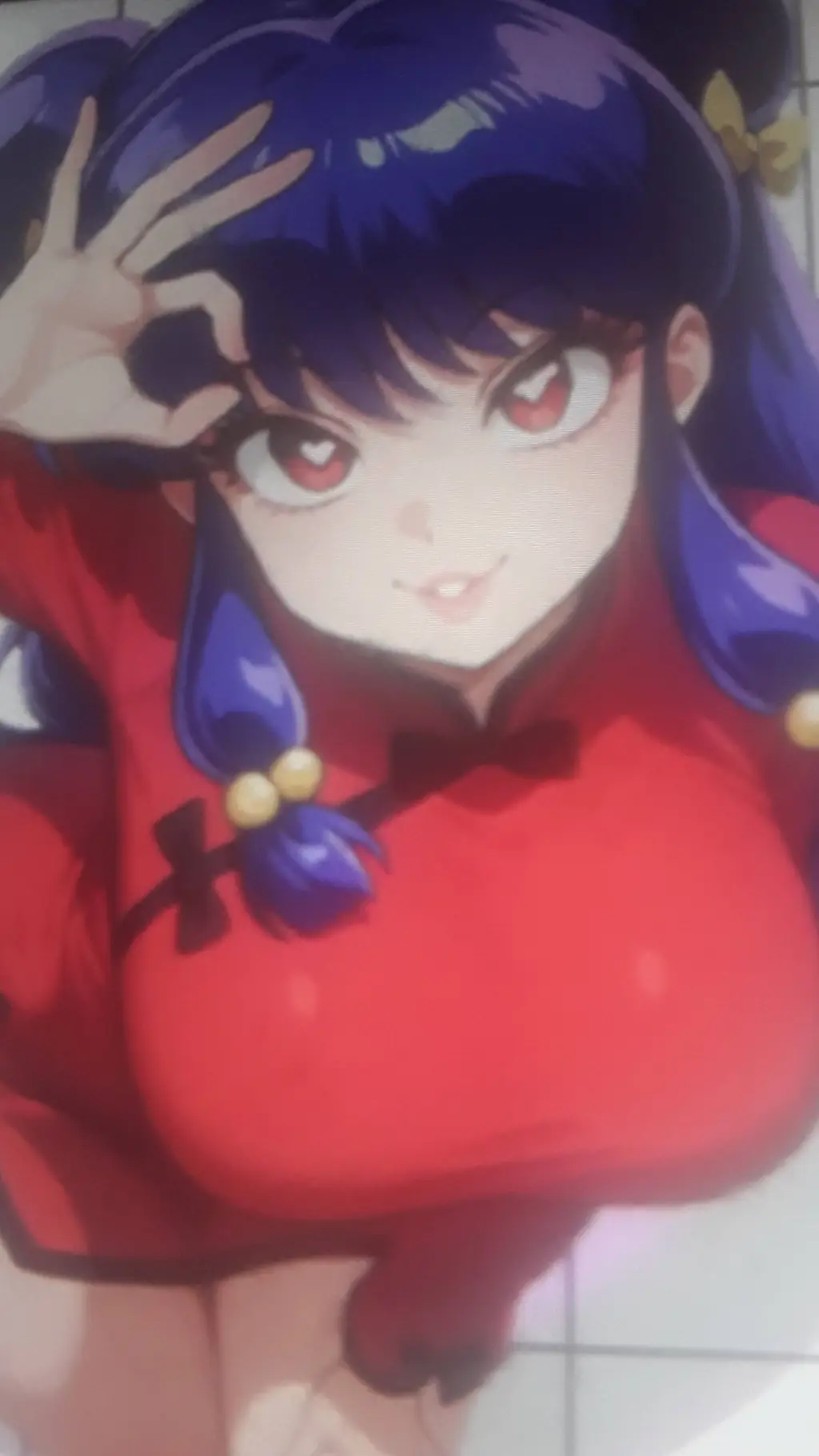 ai character: shampoo background