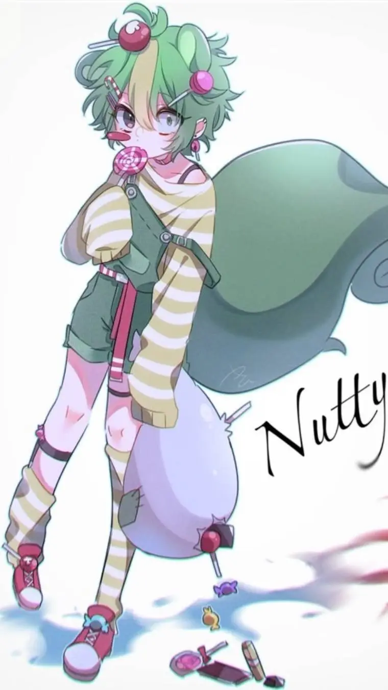 ai character: nutty♡♡♡♡♡♡♡♡♡♡♡♡♡ background