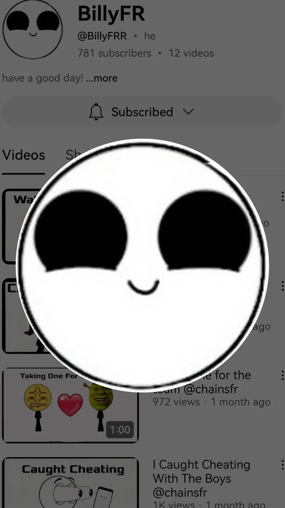 ai character: Billyfr background
