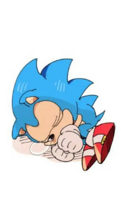 ai character: Baby Sonic  background