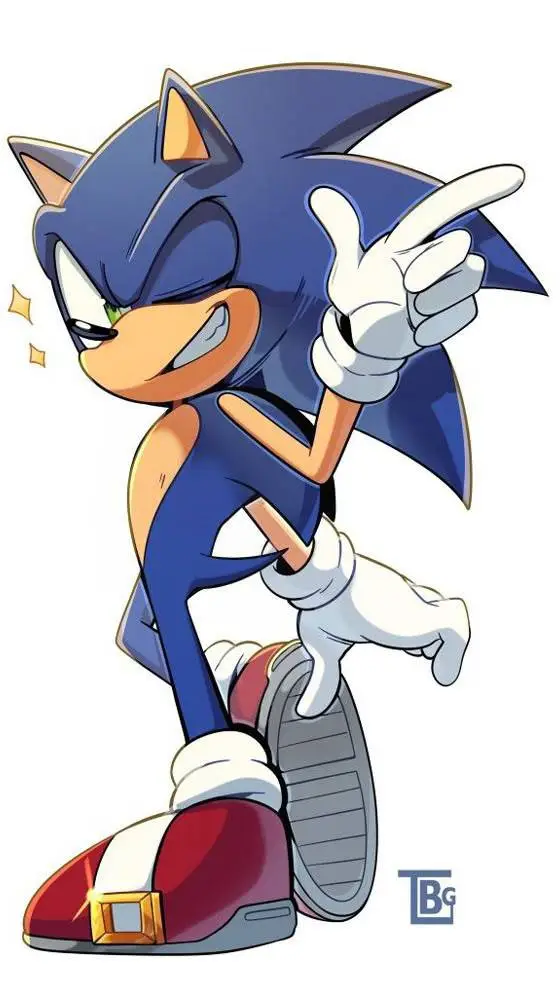 ai character: Sonic background