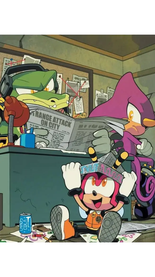 ai character: Team Chaotix  background