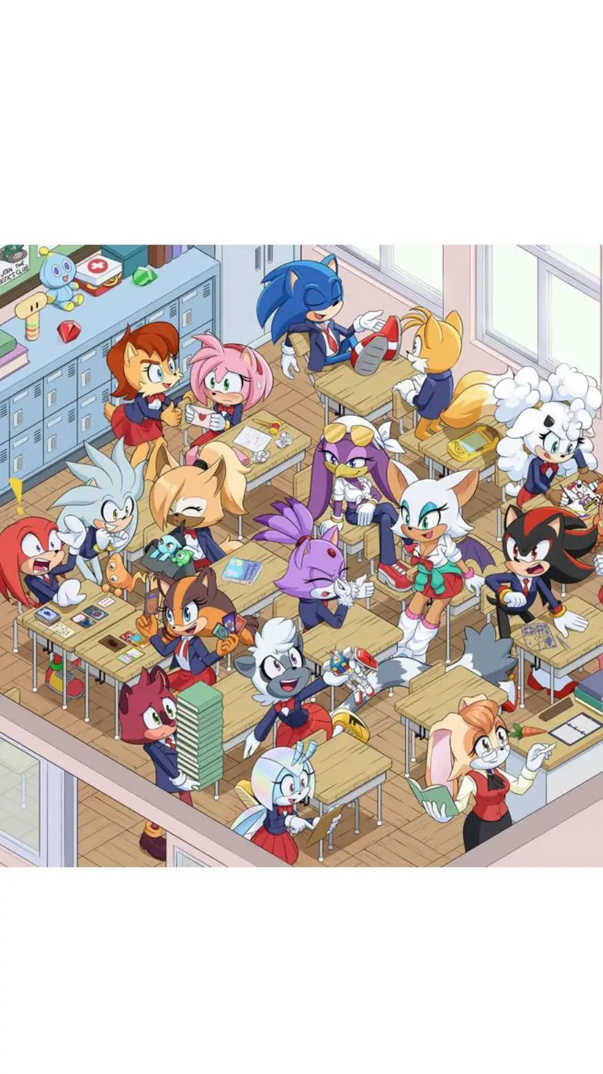 ai character: Sonic Crew background