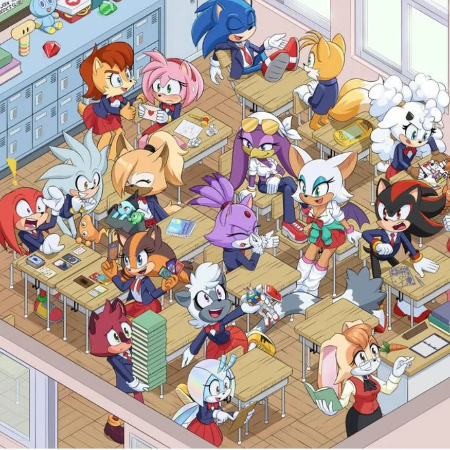 chat with ai character: Sonic Crew