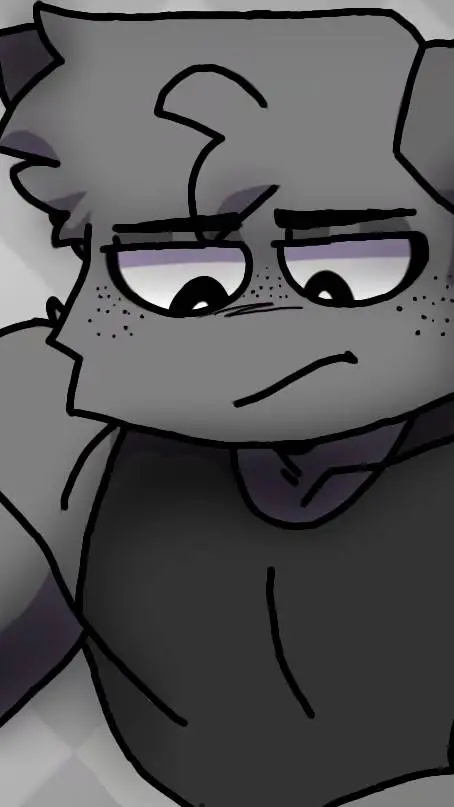 ai character: gray  background