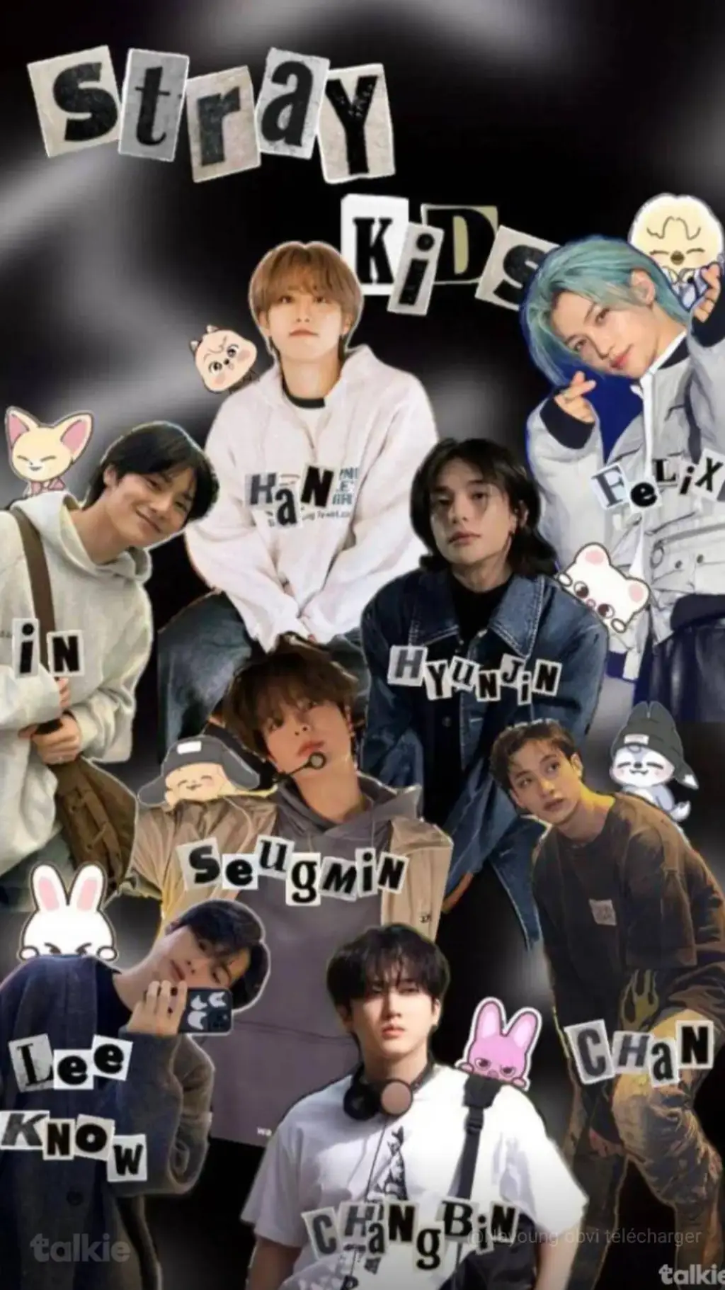 ai character: ✮Stray Kids 🎵 background