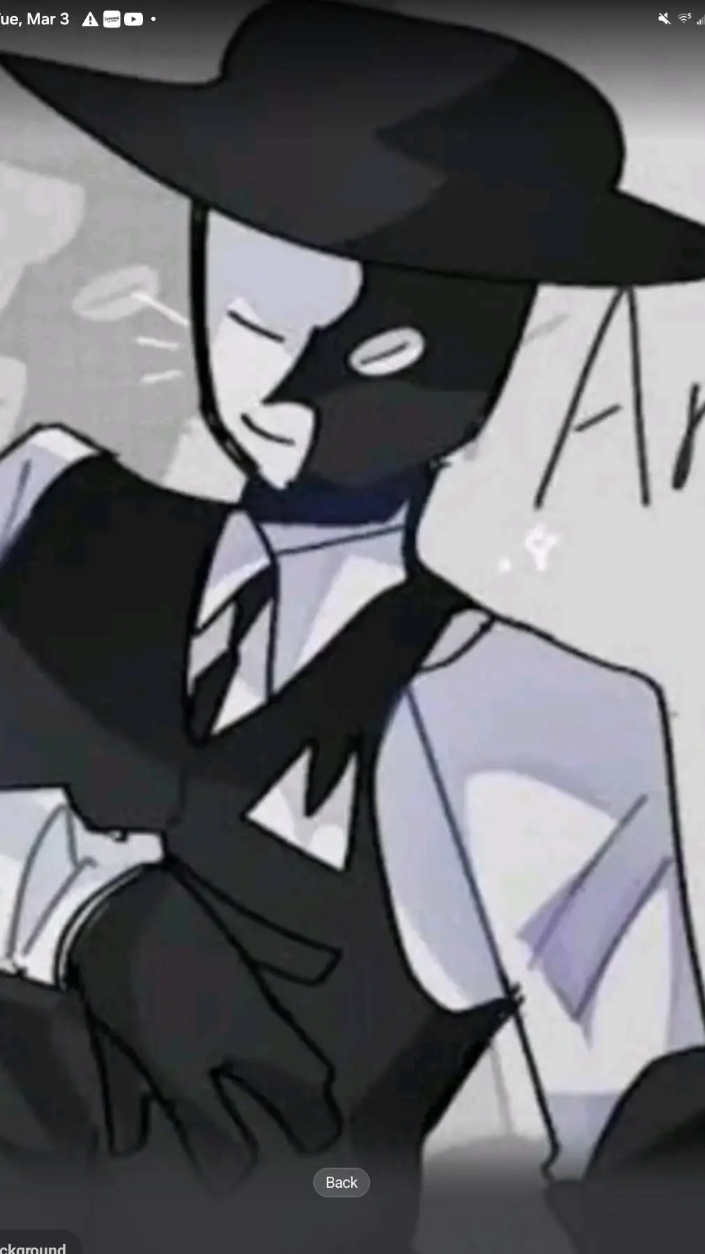 ai character: Artful background