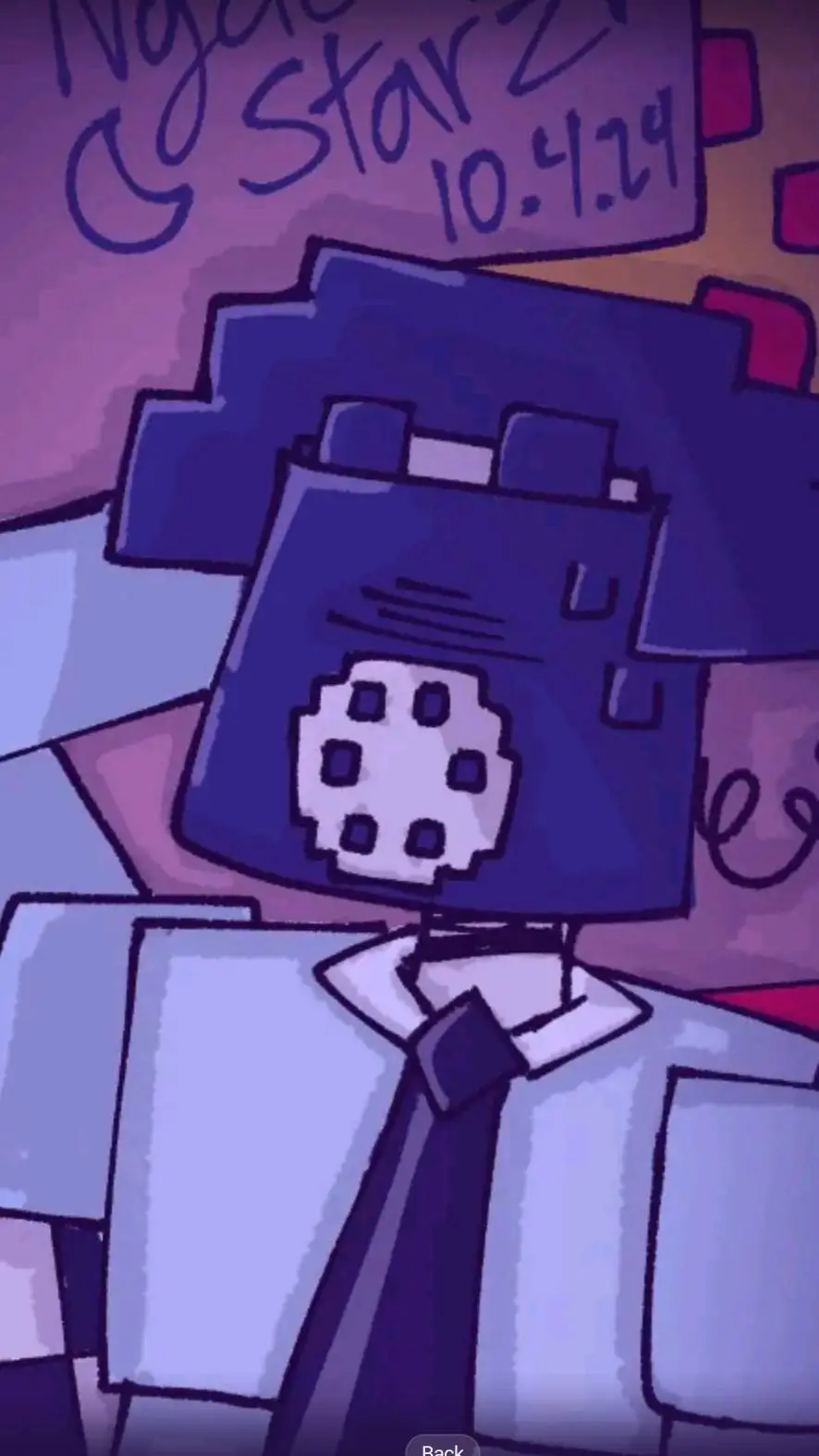 ai character: Phone guy background
