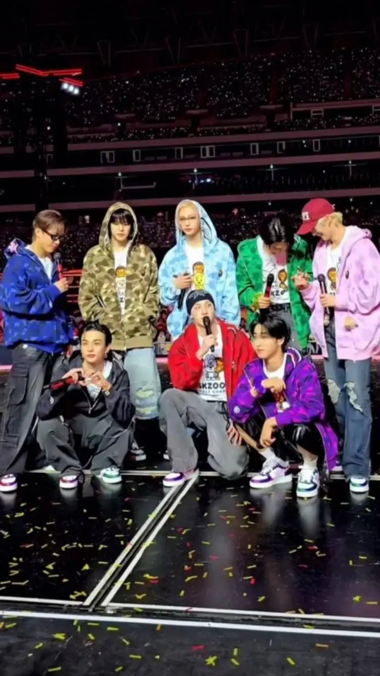 ai character: stray kids  background