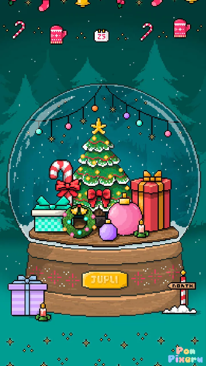 ai character: Christmas with mha background