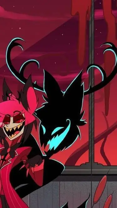 ai character: alastor shadow  background