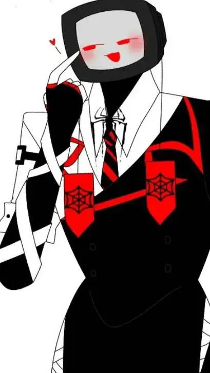 ai character: errorTVMAN  background